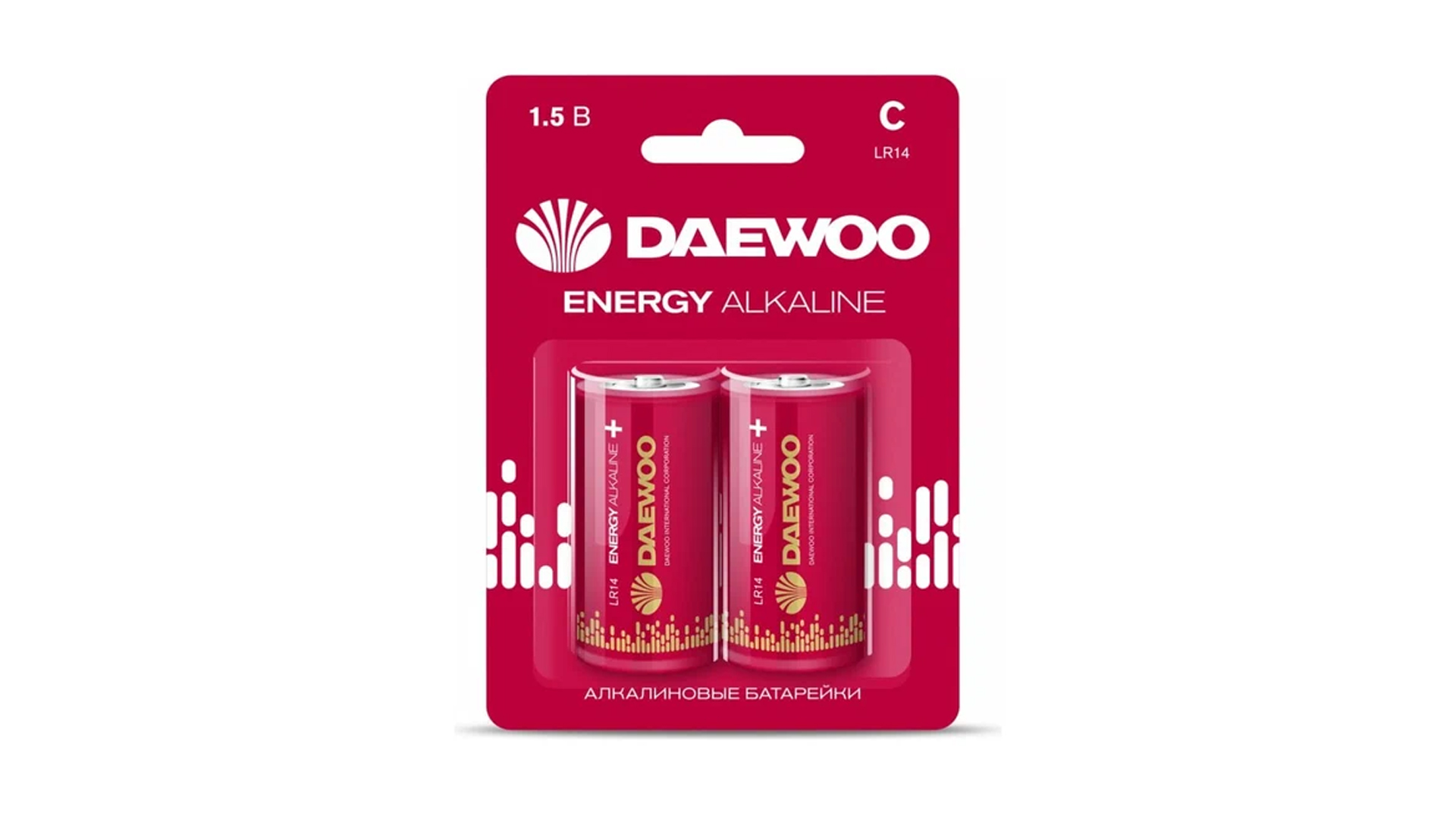 Батарейка DAEWOO LR14/2BL Energy Alkaline