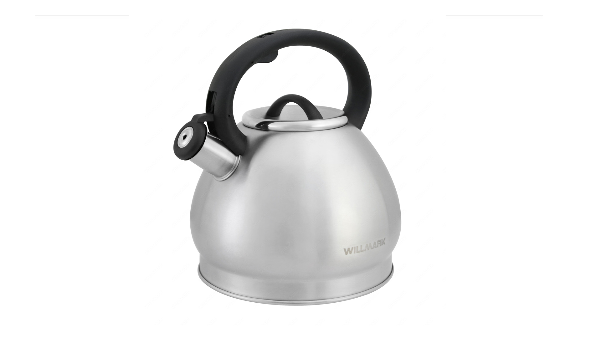 Чайник WILLMARK WTK-4221SS (3,5л, со свистком, с крышкой, нейлоновая ручка,техн. Easy spout open) (М