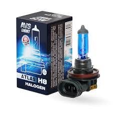 Галогенная лампа AVS ATLAS BOX/5000К/ H8.12V.35W.коробка 1шт.