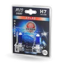 Галогенная лампа AVS ATLAS/5000К/ H7.12V.55W.блистер 2шт.