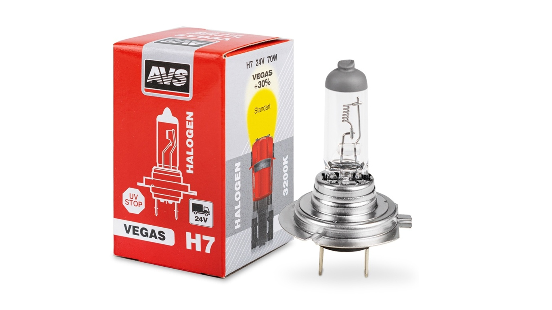 Галогенная лампа AVS Vegas H7.12V.55W.1шт.
