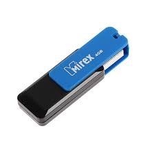 USB Флэш-накопитель Mirex CITY BLUE/ 4GB/ USB 2.0/ Синий