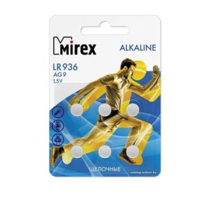 Mirex AG9 / LR936  1,5V  6 шт (6/216/648), блистер