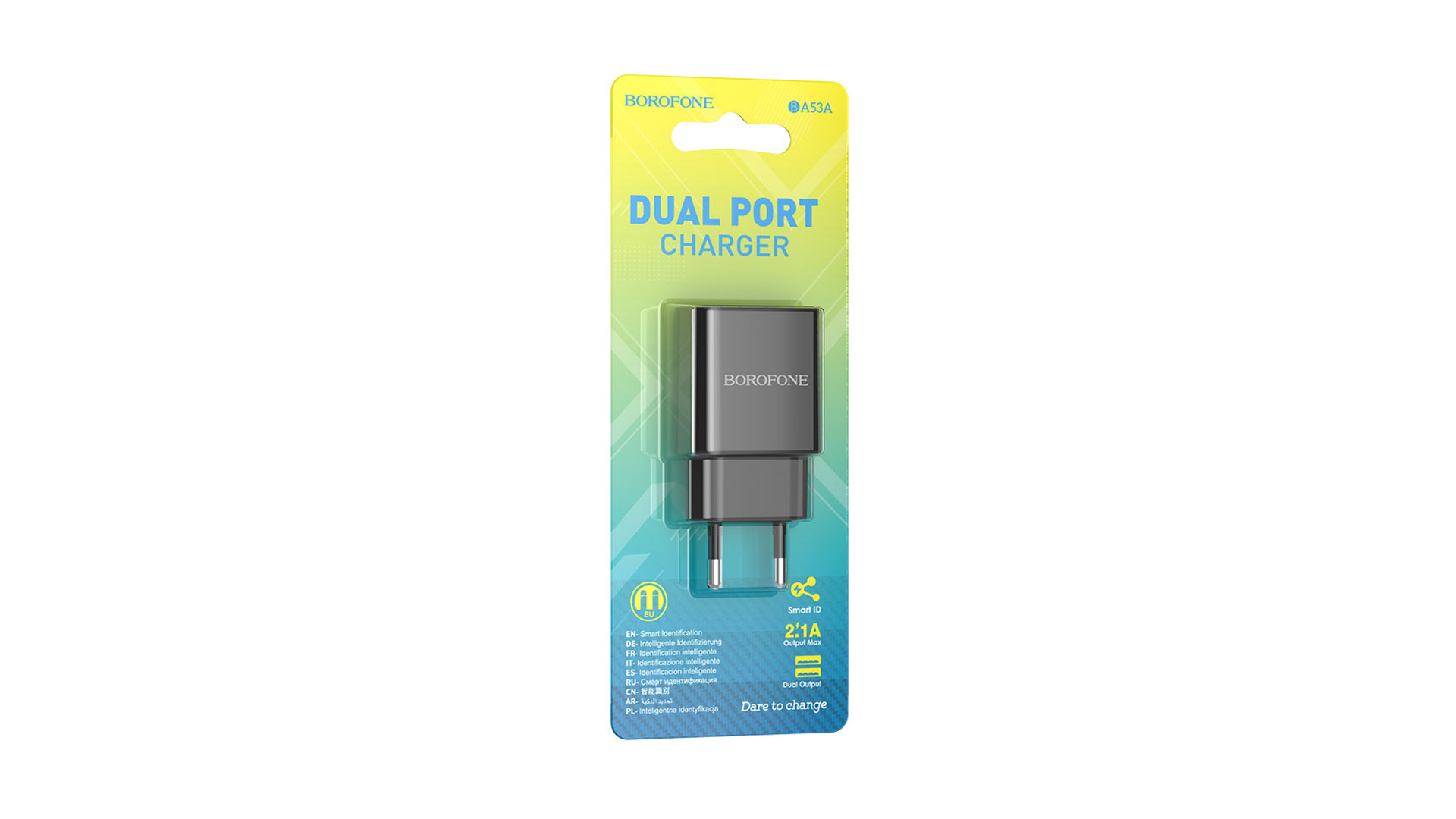 BOROFONE BA53A/ Сетевое ЗУ/ 2USB/ Выход: 10,5W/ 2,4A/ Черный