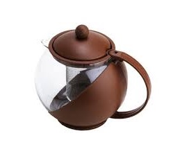 Чайник заварочный пластик, стекло, 750 мл (3 цвета)