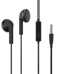 BOROFONE BM40/ Вкладыши/ Кнопка ответа/ 1,2м/ Jack 3.5мм/ Черный