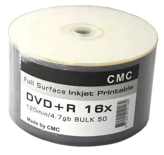 DVD+R 4,7 GB 16x Bulk/50 (CMC)