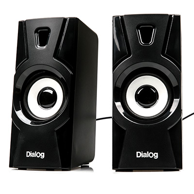 Dialog Stride AST-10UP - акустические колонки 2.0, 10W RMS, черные, питание от USB