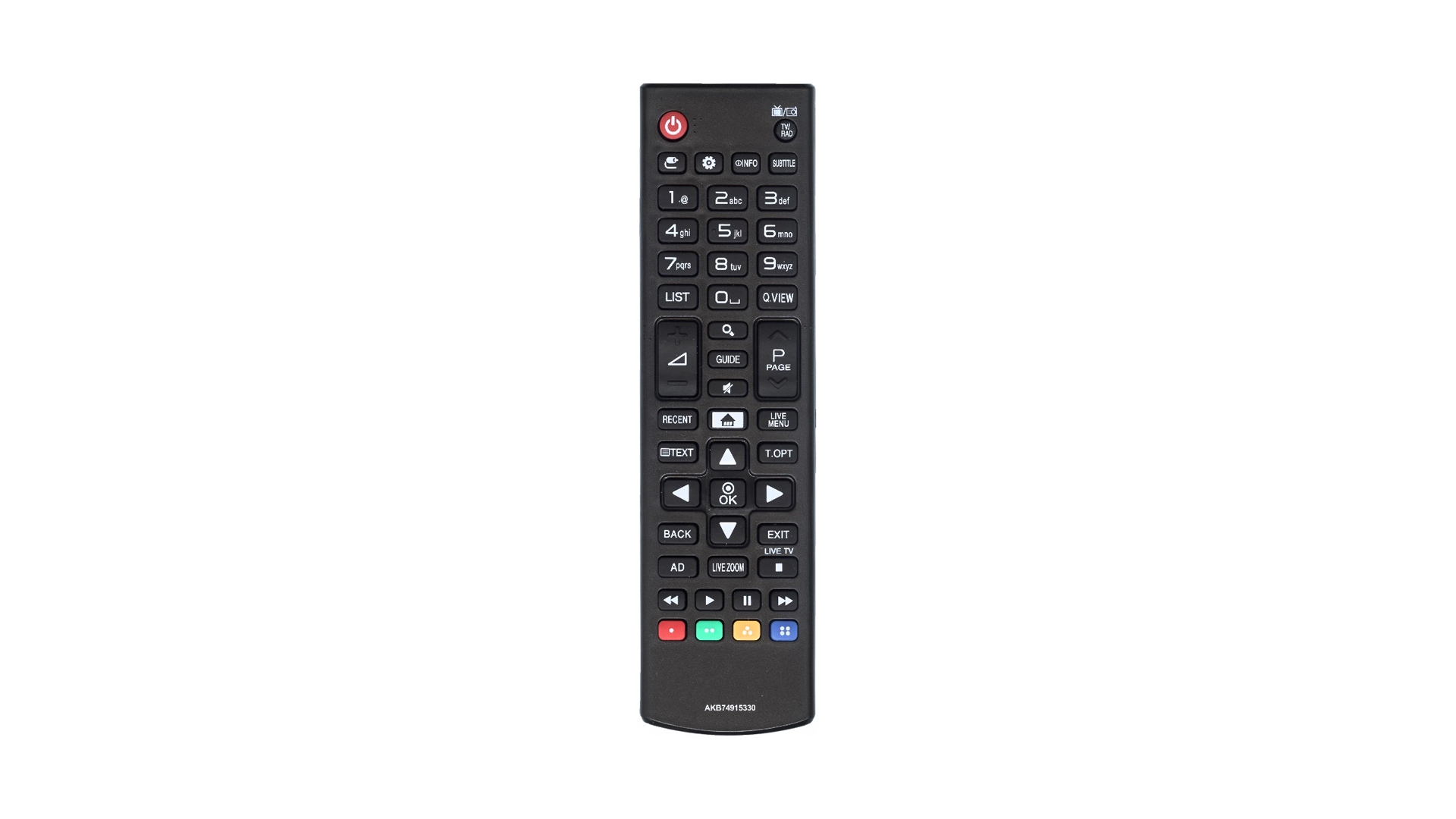 Пульт Hyayu для LG AKB74915330 ic как оригинал (маленький с домиком по центру) SMART LED TV