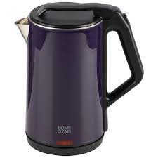 Чайник Homestar HS-1036 (1,8 л) фиолетовый, двойной корпус