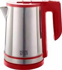 Чайник Homestar HS-1039 (1,8 л) стальной, вишнёвый