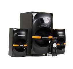 Dialog Progressive AP-210B BLACK - акустические колонки 2.1, 30W+2*15W MS,Bluetooth,FM,USB+SDreader
