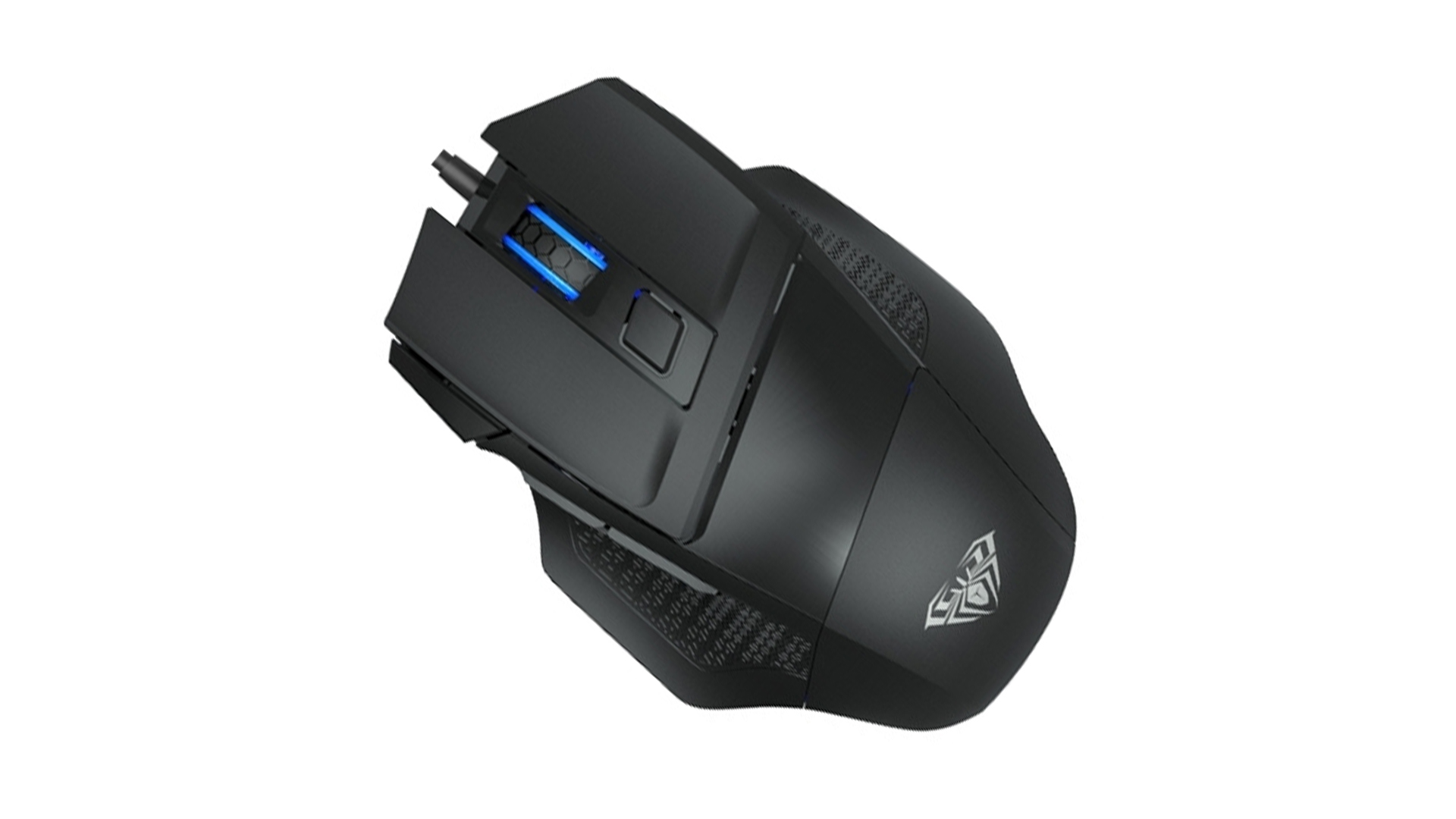 Мышь игровая AULA S12/ Посветка/ 6кн/ 2400Dpi/ 1.5м/ Черный