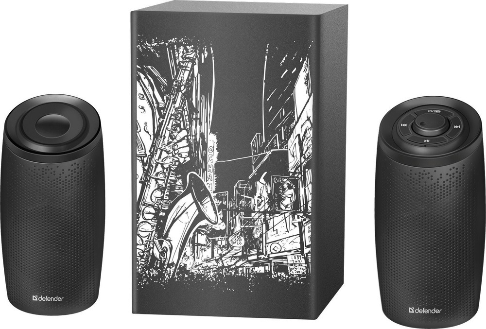 Defender G26 2.1 Bluetooth чёрный рисунок
