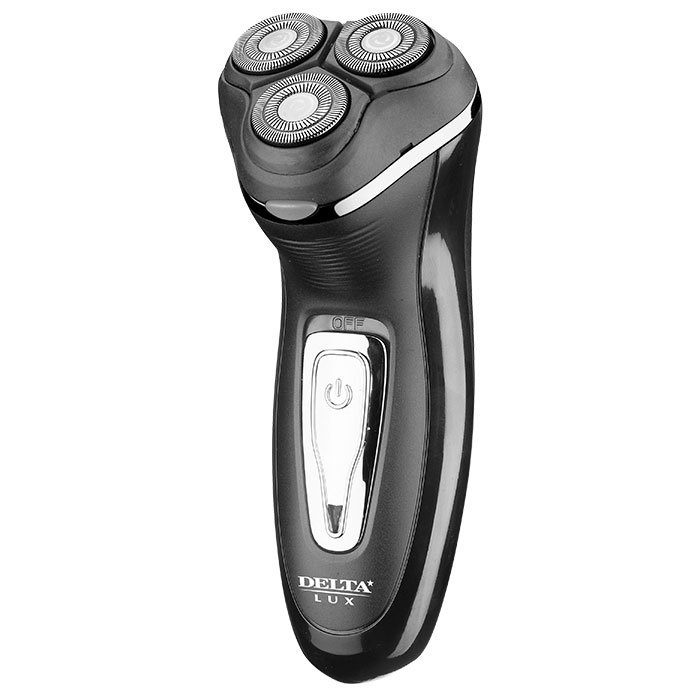 Бритва электрическая DELTA LUX DL-0726 черный: 3 Вт, аккум. 2,4 В (24)