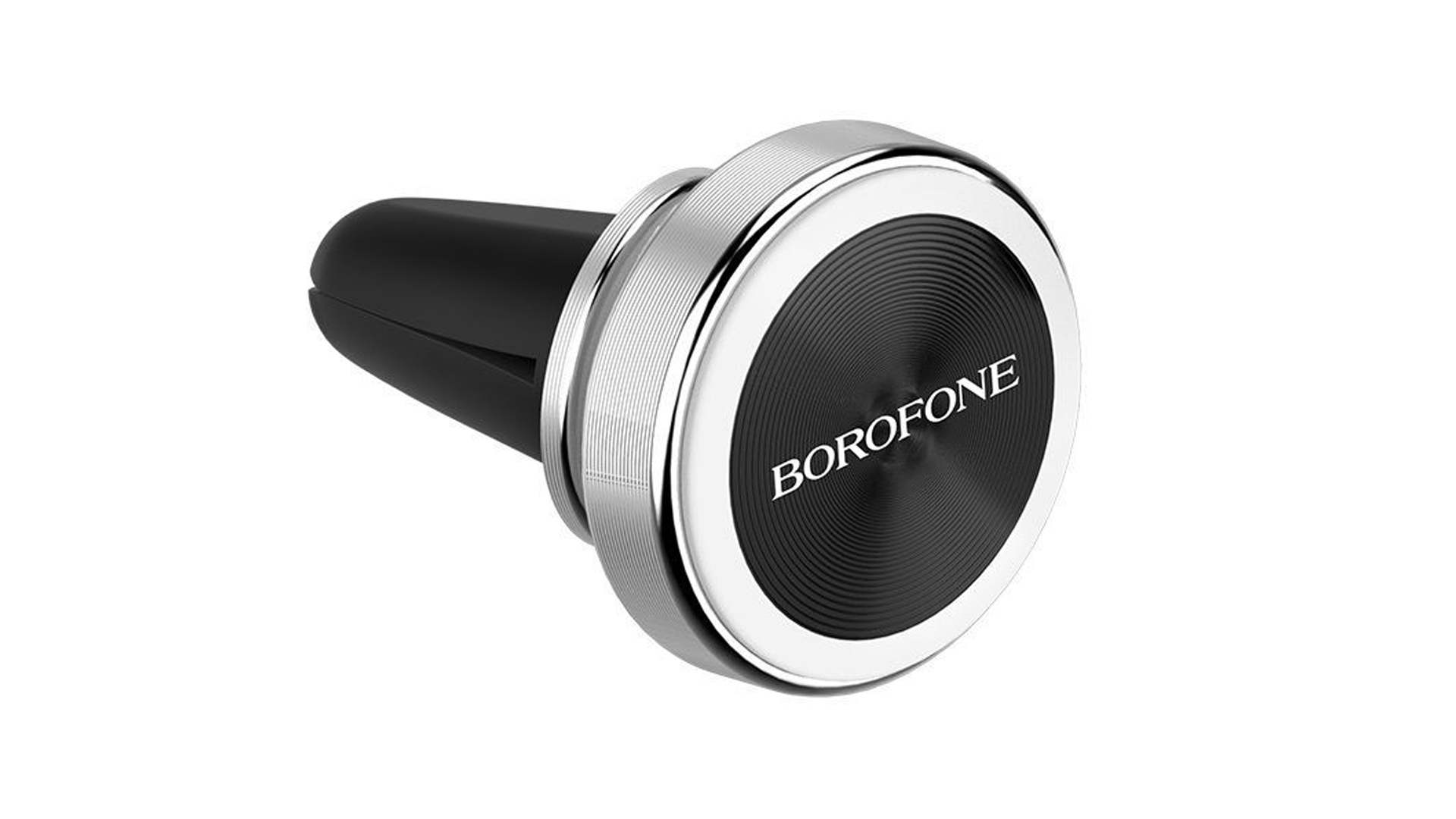 Автодержатель BOROFONE BH6/ Магнитный/ Воздуховод/ Для телефонов 3.5-6 дюймов/ Серебристый