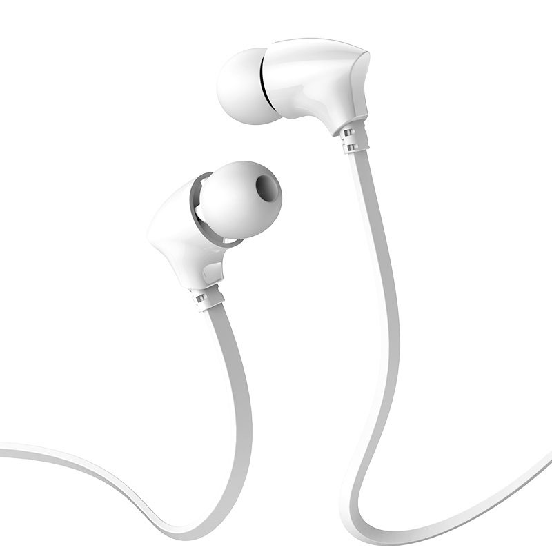 BOROFONE BM26/ Внутриканальные/ Кнопка ответа/ 1,2м/ Jack 3.5мм/ Белый