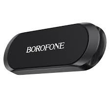 BOROFONE BH28/ Магнитный/ Панель - Стекло/ Скотч/ Для телефонов 3,5-6 дюймов/ Черный