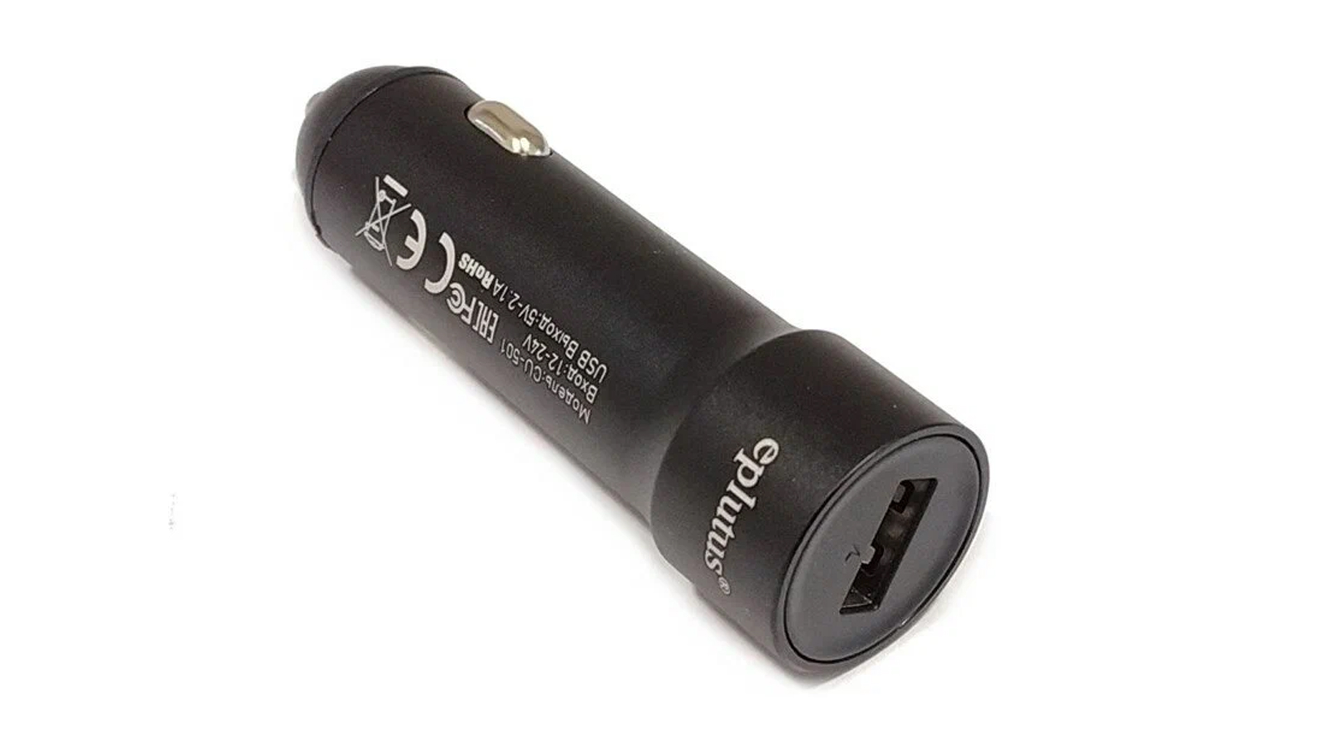 АЗУ EPLUTUS CU-501/ 1USB/ 2.1А/ Удлиненый ВАЗ,ГАЗ/ Черный