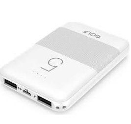 GOLF G95/ Powerbank 5000 mah/In Micro usb/ USB 1А, 2.1A/White