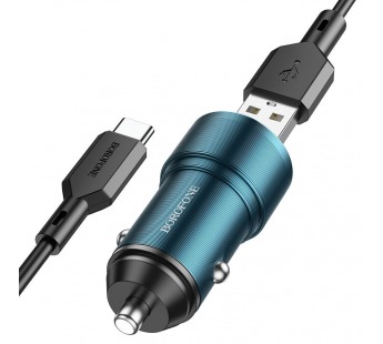 BOROFONE BZ19B/ кабель Type-C/ 2USB/ 36W/ Синий