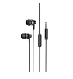 BOROFONE BM74/ Внутриканальные/ Кнопка ответа/ 1,2м/ Jack 3.5мм/ Черный