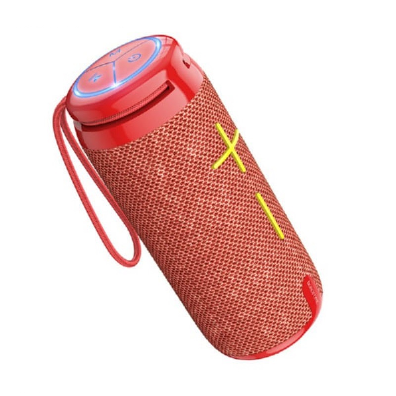 BOROFONE BR24 2x5W  1200mAh 180х73х73 мм красный (40)