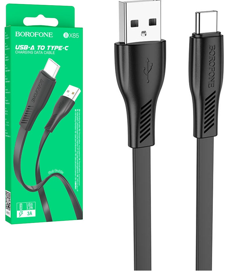 BOROFONE BX85 USB - Type - C 3A 1.0м черный