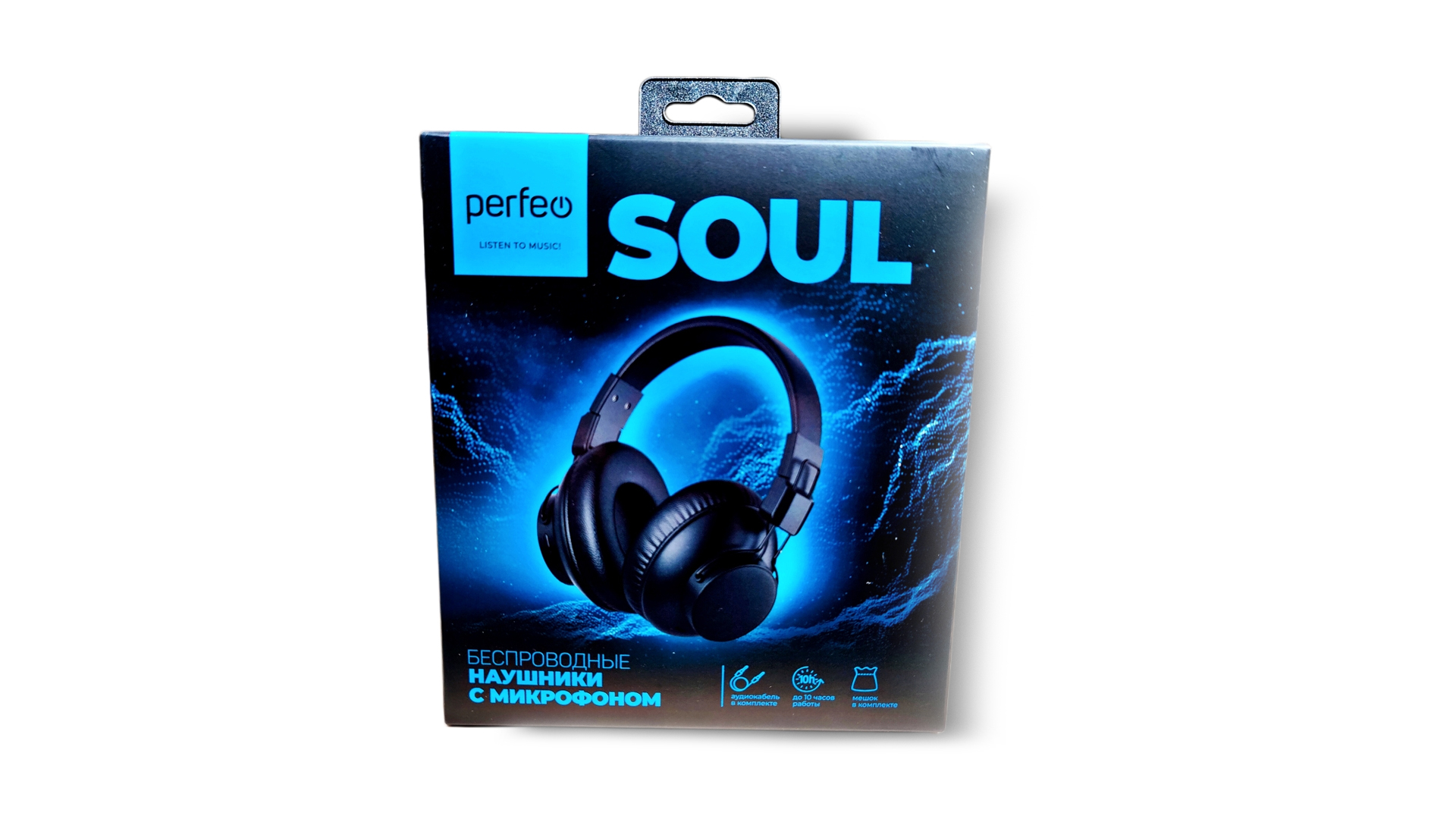 Наушники беспроводные Perfeo BT  SOUL/ Полноразмерные/С микрофоно/ MP3 плеер/ AUX/ Черный