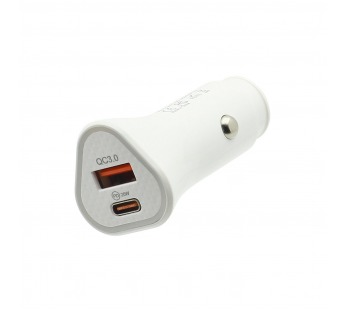 АЗУ с выходом USB P23 38W (PD20W/QC18W/1USB/1USB C) белое