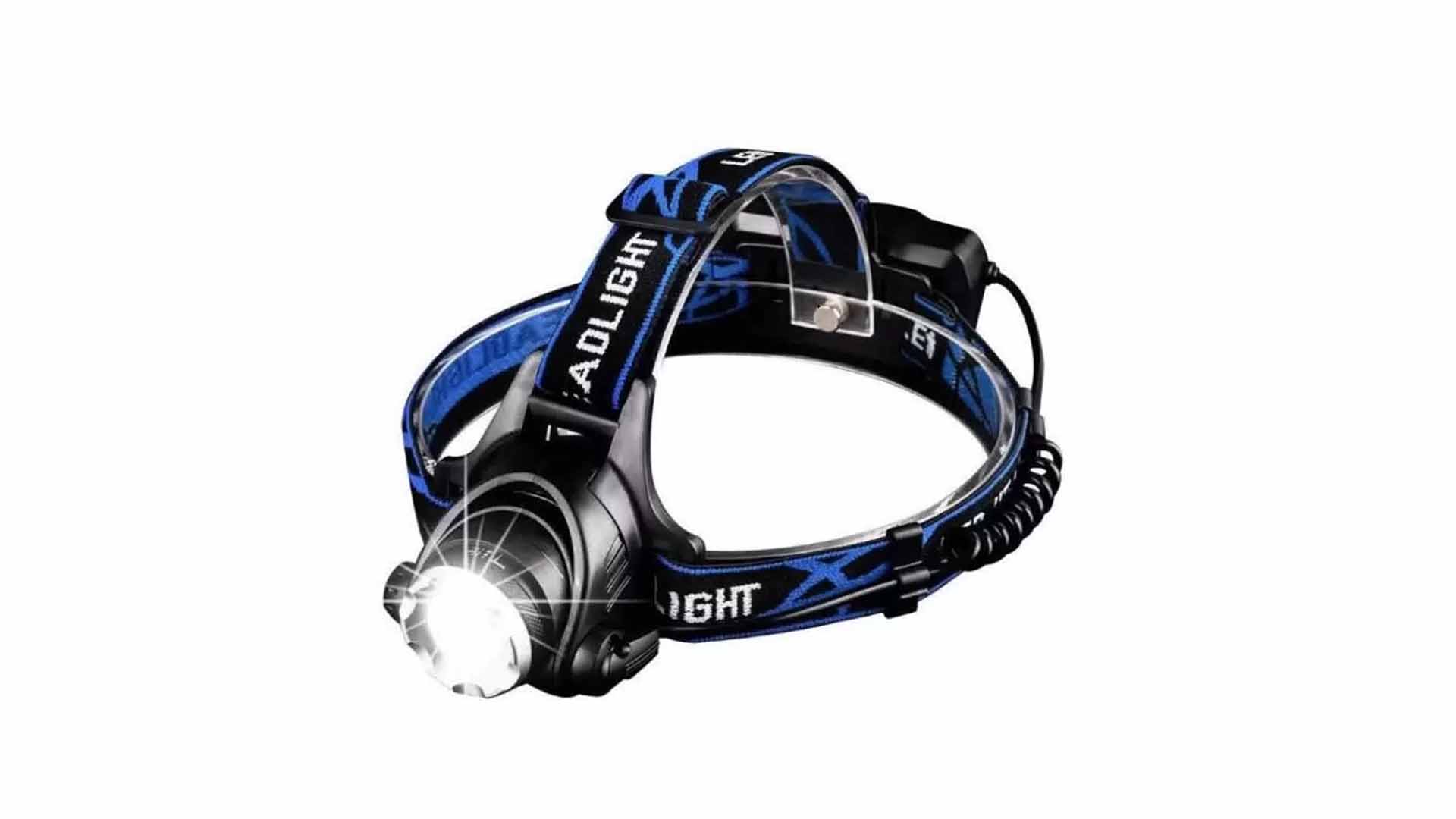 Фонарь налобный ND-1400 (18650*2 кабель зарядки USB) в компл