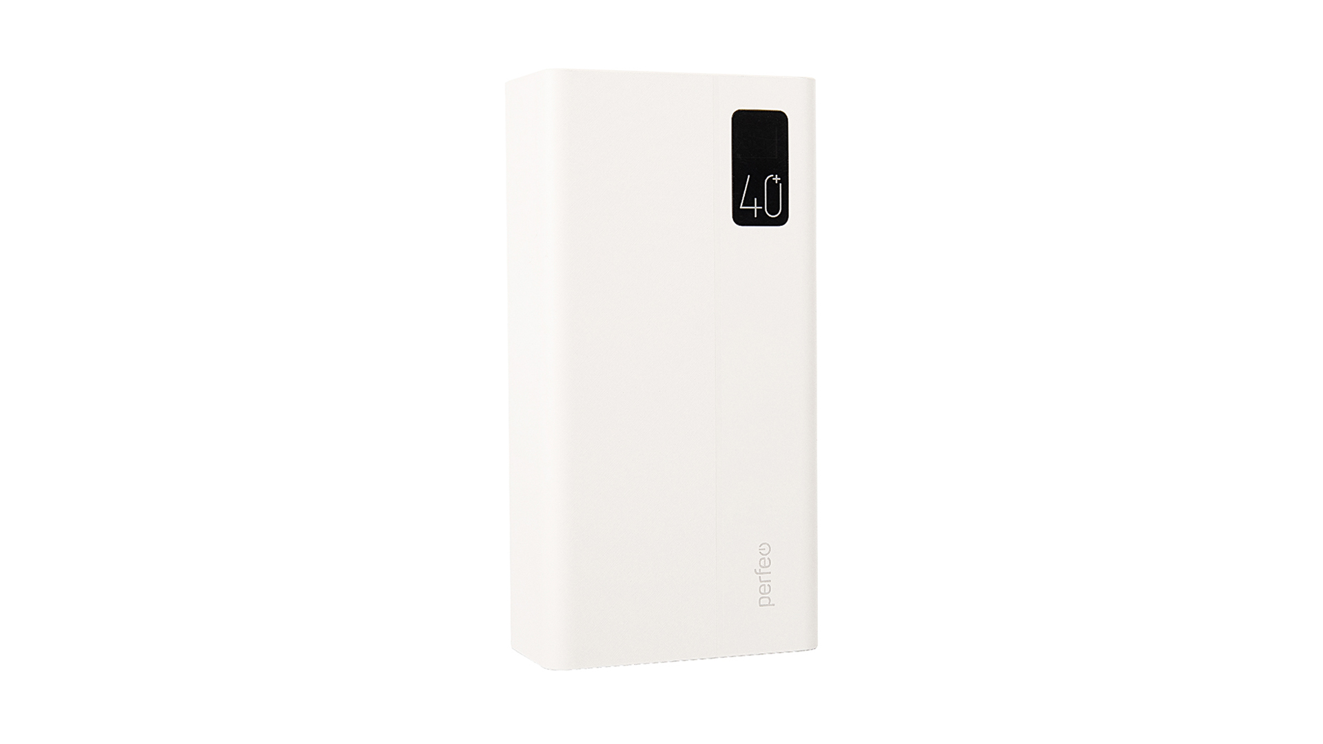 Perfeo Powerbank MOUNTAINS 40000 mAh/LED дисплей/PD + QC 3.0/Type-C/4 USB/Выход: 3A, max 22.5W/White