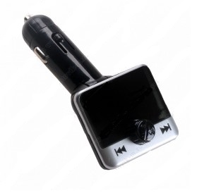 FM-трансмиттер без бренда FM-H2 BT Bluetooth серебряный