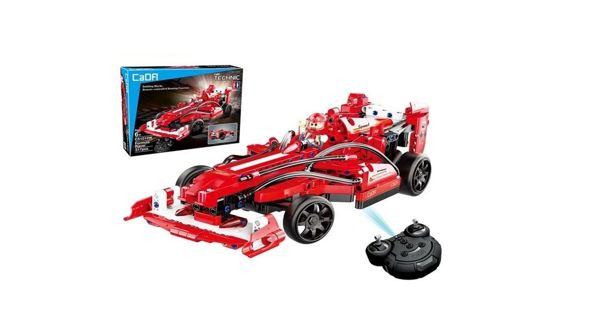 Конструктор Формула 1/ 40 см/ Серия TECHNIC/ 317 деталей/ на р/у/ АКБ/ USB