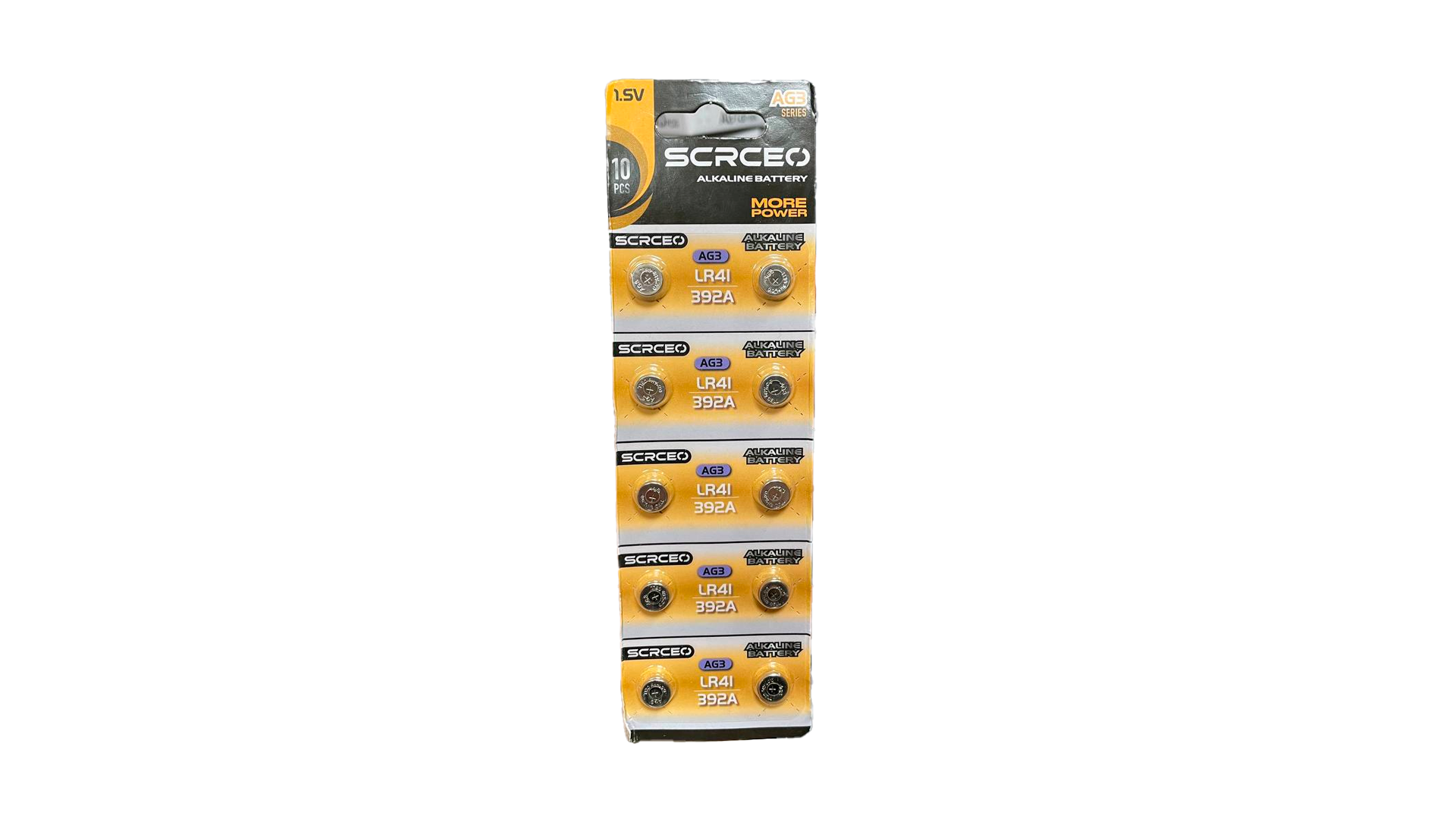 Батарейка SCRCEO AG3/LR41 10BL