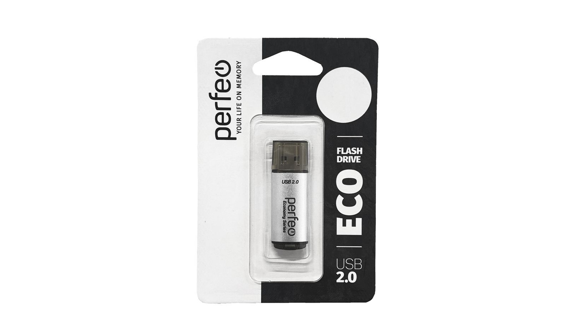 USB Флэш-накопитель Perfeo E04/ 4GB/ USB 2.0/ Серебряный