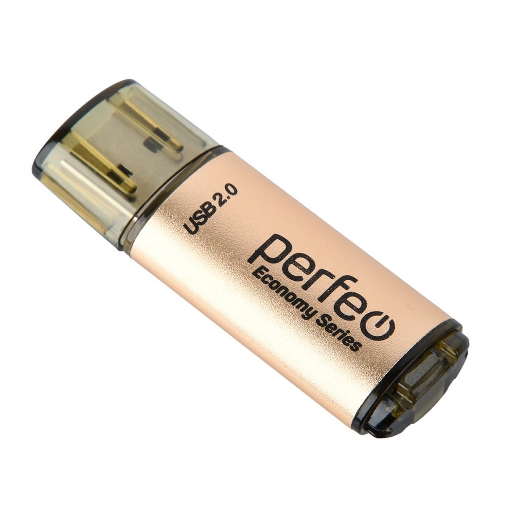 USB Флэш-накопитель Perfeo E04/ 64GB/ USB 2.0/ Золотой