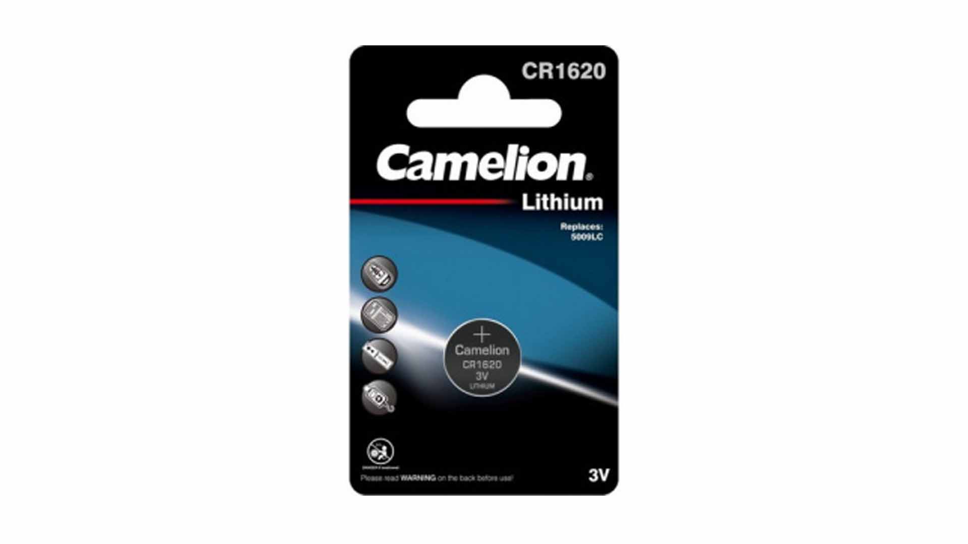 Батарейка Camelion CR1620/1BL  Lithium