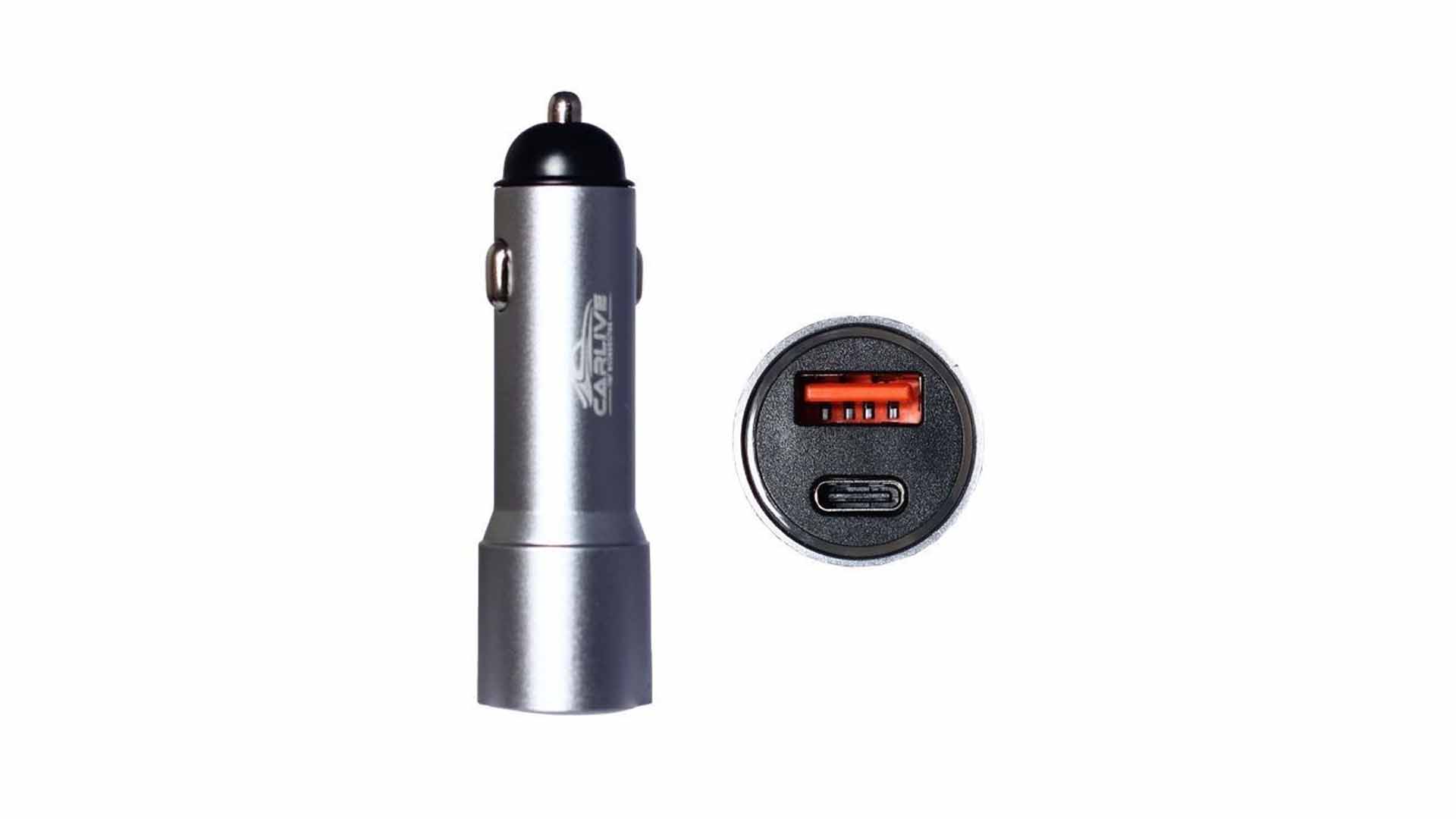 АЗУ Carlive CR25/ 1USB/ 1PD/ 18W+20W/ Серый