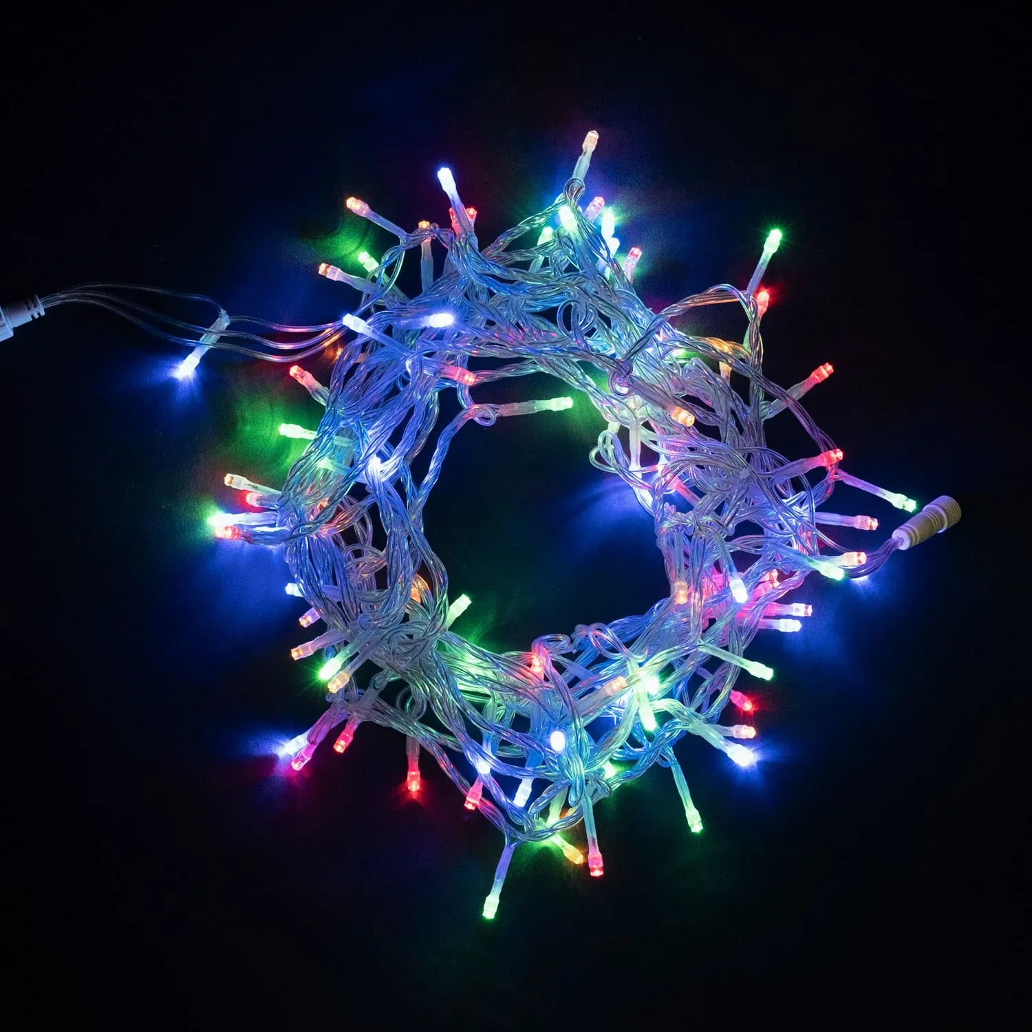 Гирлянда LED-140A/ Прозрачные провода/ Диодные/ Цветной