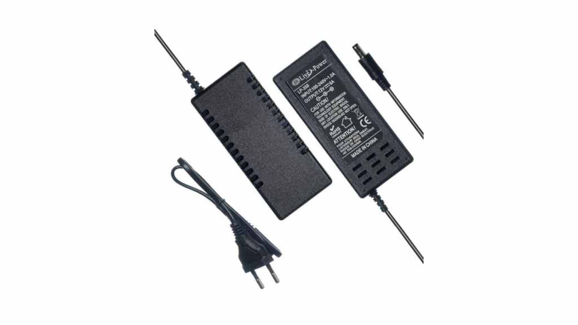 Блок питания Live-Power  12V  LP358  12V/6A=5,5A  (5,5*2,5)