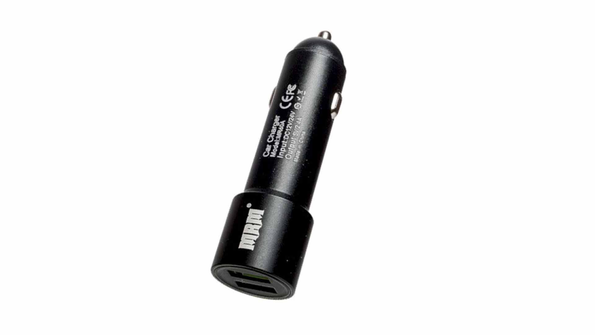 АЗУ Carlive MR60A/ 2USB/ 12W/ Удлиненный/ Черный