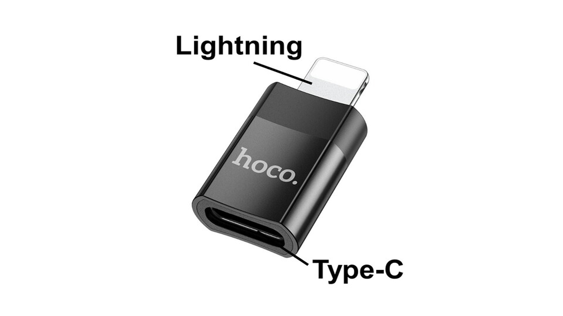 Hoco UA17 Type-C - Lightning черный