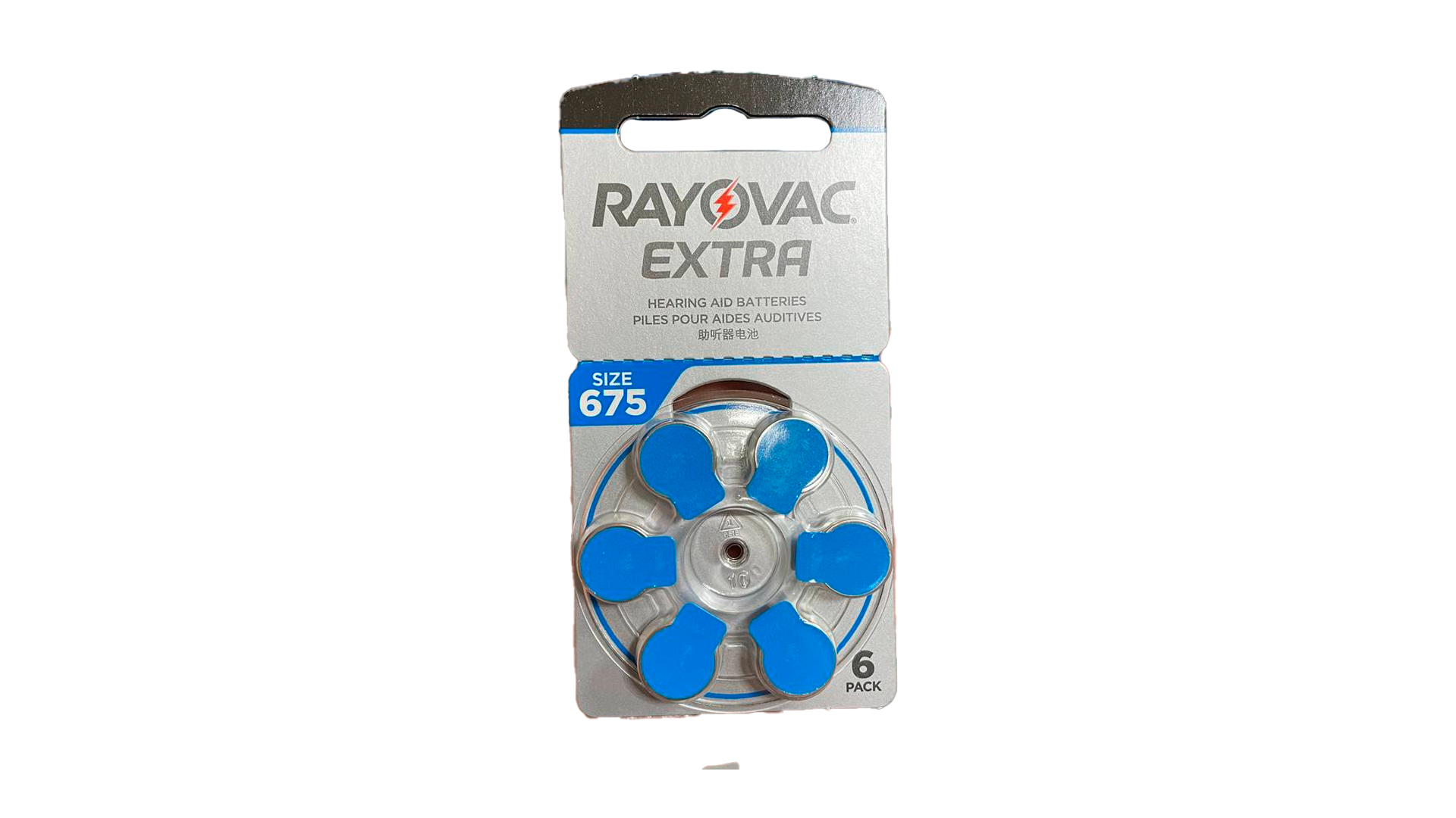 Батарейка RAYOVAC ZA675/6BL EXTRA