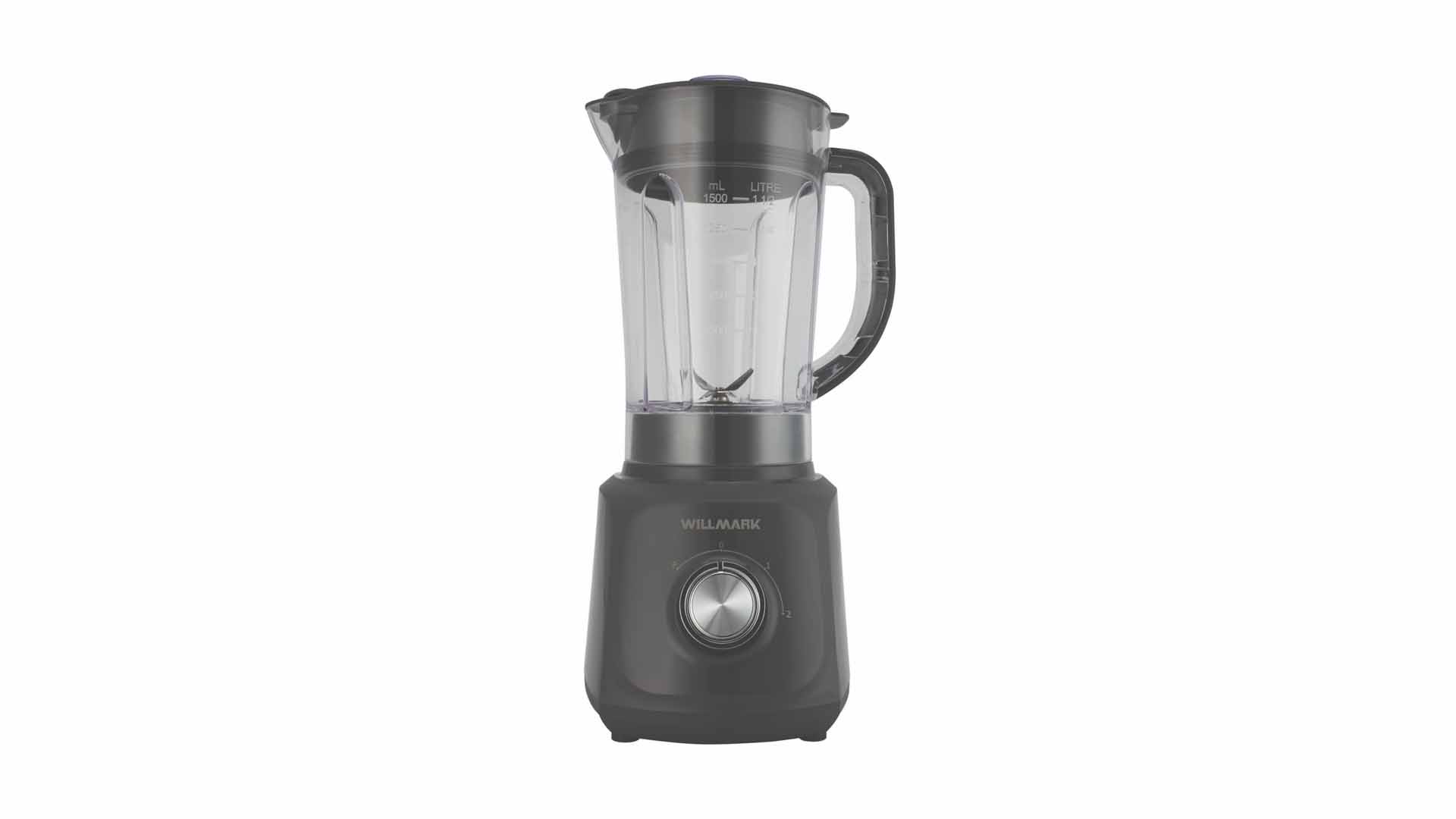 Блендер стационарный WILLMARK WTB-1246PG (1000Вт, 2 скор., имп.режим.,1,5л пластиковый кувшин)