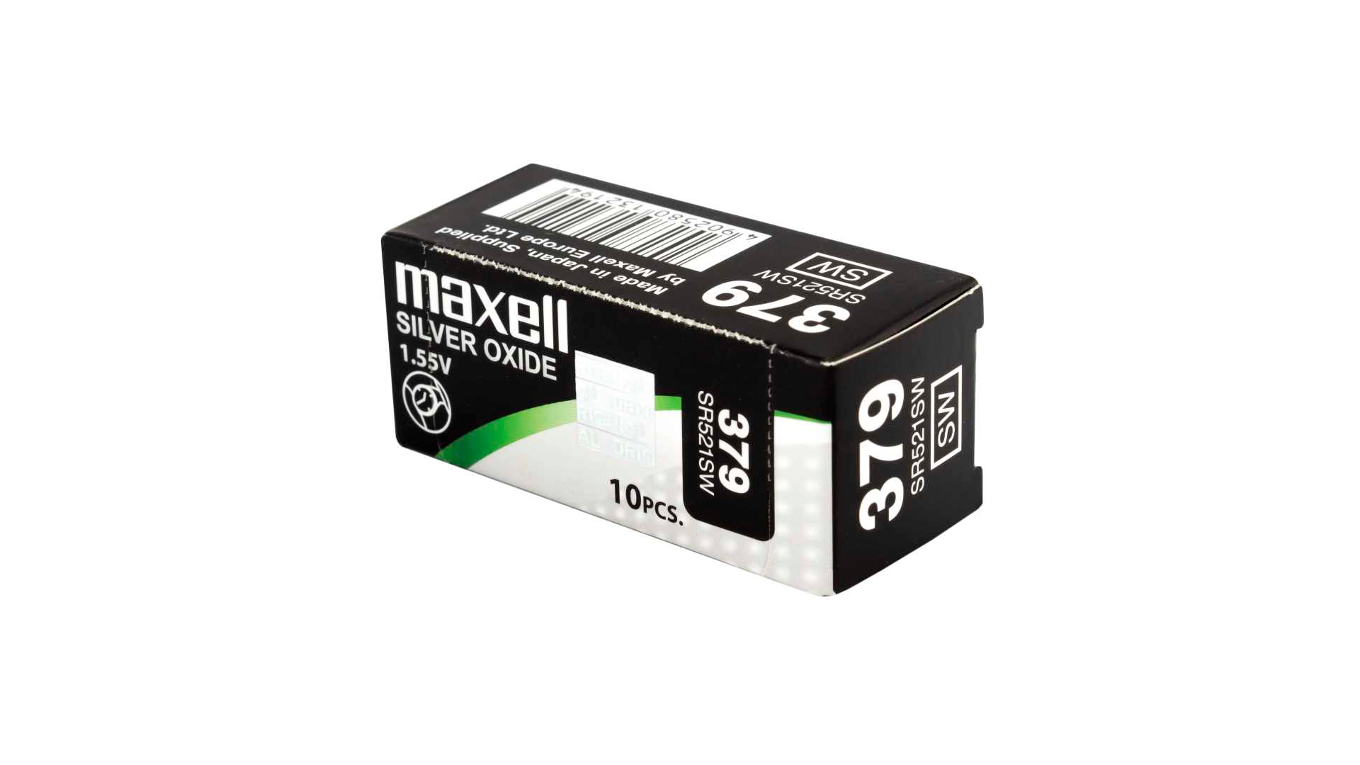 Батарейка MAXELL 379/SR521SW 10BOX G0