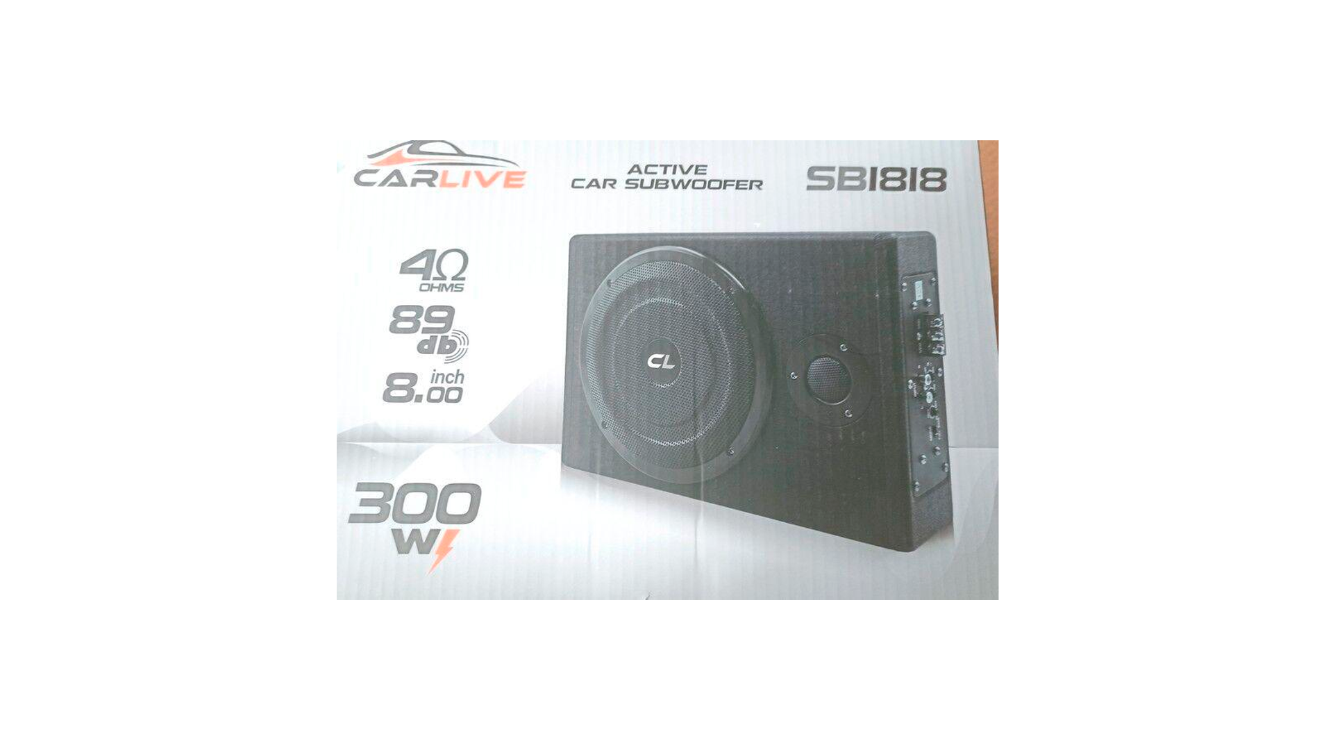 Автомобильный Активный Сабвуфер 8 inch CarLive SB1818