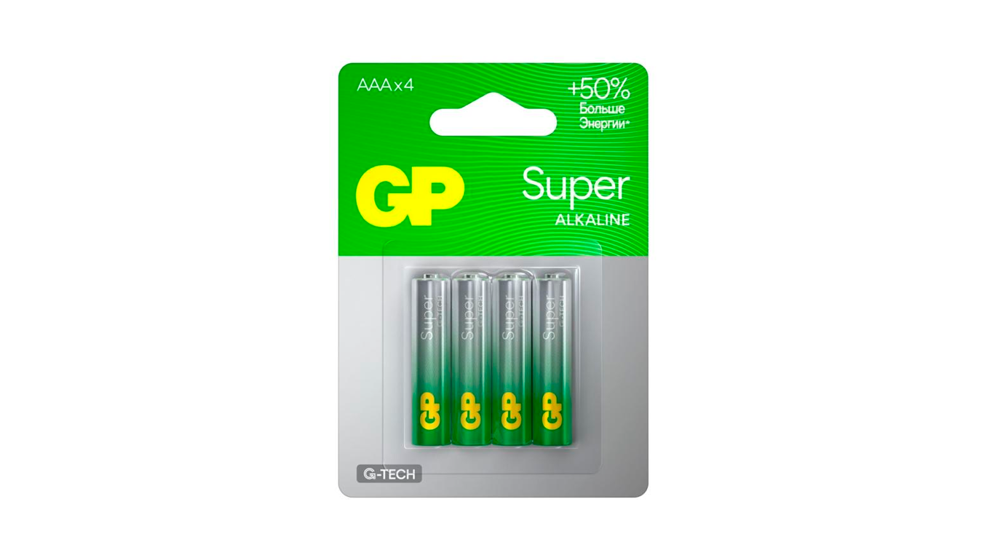 Батарейка GP LR03/4BL Super G-TECH