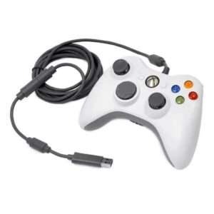 Х-BOX 360 Джойстик проводной (52А-00003) White (красная упаковка)