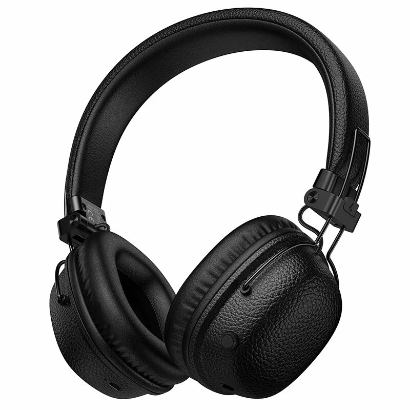Наушники беспроводные HOCO W64/ Накладные/ Микрофон/ MP3/ BT5.3/ Черный